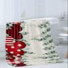 Anzona Valentines 3 Piece Bath Towels Set, Red Love Heart Teal Eucalyptus Leaves Botanical Burlap Soft & Absorbent Towel for Bathroom, (1 Bath Towel 30x60, 1 Hand Towel 16x28, 1 Washcloth 13x13) view 3