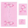 Breast Cancer Awareness Month 3 Piece Bath Towels Set, Pink Floral Botanical String Soft & Absorbent Towel for Bathroom, Hotel (1 Bath Towel 30x60, 1 Hand Towel 16x28, 1 Washcloth 13x13) view 1