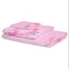 Breast Cancer Awareness Month 3 Piece Bath Towels Set, Pink Floral Botanical String Soft & Absorbent Towel for Bathroom, Hotel (1 Bath Towel 30x60, 1 Hand Towel 16x28, 1 Washcloth 13x13) view 2