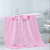 Breast Cancer Awareness Month 3 Piece Bath Towels Set, Pink Floral Botanical String Soft & Absorbent Towel for Bathroom, Hotel (1 Bath Towel 30x60, 1 Hand Towel 16x28, 1 Washcloth 13x13) view 3
