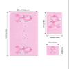 Breast Cancer Awareness Month 3 Piece Bath Towels Set, Pink Floral Botanical String Soft & Absorbent Towel for Bathroom, Hotel (1 Bath Towel 30x60, 1 Hand Towel 16x28, 1 Washcloth 13x13) view 4