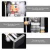 LUOZZY Wooden Christmas Nutcracker Figure Xmas Nutcracker Soldier Home Desktop Decor, Sliver view 4