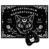 CREATCABIN Black Cat Wood Spirit Board Talking Boards Pendulum Board Wooden with Planchette Dowsing Divination Kit Spirit Hunt Metaphysical Message Decor Witch Stuff for Wicca 11.8x8.3 Inch view 1