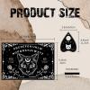 CREATCABIN Black Cat Wood Spirit Board Talking Boards Pendulum Board Wooden with Planchette Dowsing Divination Kit Spirit Hunt Metaphysical Message Decor Witch Stuff for Wicca 11.8x8.3 Inch view 2