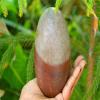 5" Narmadeshwar Shiva Lingam is The holy Symbol of Union of Lord Shiva Hinduism Religious Gift/Temple Decor/Idols for Living Room & Pooja Room- 035 view 1