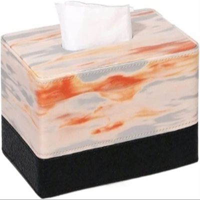 Tissue Dispenser Box Color Pumping Paper Box Home Living Room Coffee Table Napkin Paper Box Exquisite Tissue Box Rack Large Capacity Facial Tissue Dispenser Box