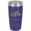20-Ounce Vacuum Insulated Stainless Steel Tumbler Customized Double-Walled Laser Engraved White Coffee Mug, Tow Truck, Personalized view 1