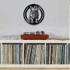12 Inch Wall Clock French Bulldog Dog Breed Vinyl Record Wall Clock Animal Frenchie Pet Dog Puppy Bulldog Lover New Year Gift Living Room Decor view 3