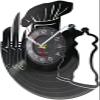 12 Inch Wall Clock Resturant Chef Vinyl LP Record Wall Clock for Dining Room Chief Cook Vinyl Album Handicraft Retro Wall Clock Kitchen Wall Decor view 2