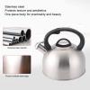 3 Liter Whistling Tea Kettle,Whistling Stovetop Tea Kettle,Stainless Steel Teapot, Fast Heating One Touch Buttons Whistling Kettle with Insulated Handle for Milk Tea Coffee view 4