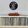 12 Inch Wall Clock Eat Sleep Game Repeat Gamer Saying Vinyl Record Wall Clock Gamepad Machine Boys Playroom Gaming Room Decor Handicraft Art view 3