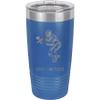 20-Ounce Vacuum Insulated Stainless Steel Tumbler Customized Double-Walled Laser Engraved Coffee Blue Mug, Paintball, Personalized view 1