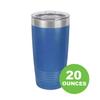 20-Ounce Vacuum Insulated Stainless Steel Tumbler Customized Double-Walled Laser Engraved Coffee Blue Mug, Paintball, Personalized view 3