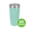 20-Ounce Vacuum Insulated Stainless Steel Tumbler Customized Double-Walled Laser Engraved Coffee Black Mug, Mountain Bike, Personalized view 3