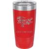 20-Ounce Vacuum Insulated Stainless Steel Tumbler Customized Double-Walled Laser Engraved Pink Coffee Mug, Gator, Personalized view 1