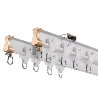 Double Rods Curtain Track, Flexible Curved RV Bendable Track System Ceiling Or Wall Mount Bendable Curtain Rail For Living Room Bedroom Ceiling Track Set ( Color : Top hanging , Size : 1.2m/4ft )
