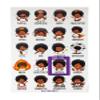 Value Your Vibes Daily Vibe Check Magnet - Black Feelings & Emotions Chart - 8.5 x 5.5 - Two-Piece Magnet Set - Female [English] view 1