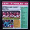 Nottingham Forest 1 Wolves 1 - 2023 EFL Cup quarter-final - framed print view 1
