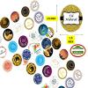 Eid Mubarak Stickers[ 1000 ] Eid Decoration Happy Eid Mubarak (1.5 Inch) Eid Stickers Sheets Eid Gift for Kids Ramadan Favors Eid Favors Islamic Gifts 123 (1000) view 2