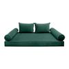 SLIPCOVER ONLY V4 Velvet Indoor Daybed Mattress Pillow Contrast Trim Twin AD317 view 2