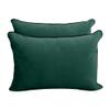 SLIPCOVER ONLY V4 Velvet Indoor Daybed Mattress Pillow Contrast Trim Twin AD317 view 4