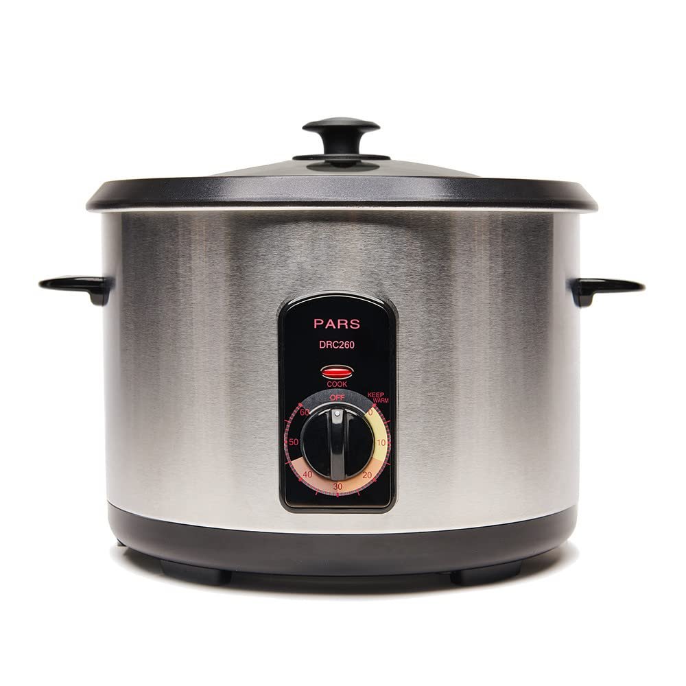 Pars Automatic Persian Rice Cooker - Tahdig Rice Maker Perfect Rice Crust, 20 Cup