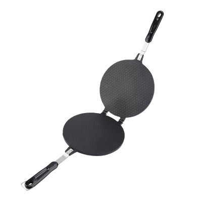 Double Side Waffle Maker Non Stick Waffle Irons Pan Egg Roll Maker Ice Cream Pancake Cone Maker Omelet Dessert Cooking Baking Tool for Home Kitchen Restaurant Snack Stand Cake