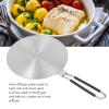 YOUTHINK Heat Plate, Stainless Steel Gas Electric Stovetop Diffuser Plate Induction Cooker Kitchen Accessories for view 3