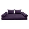 SLIPCOVER ONLY V4 Velvet Indoor Daybed Mattress Pillow Contrast Trim Twin AD339 view 2