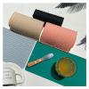 Colorful Mandala Pattern Dish Drying Mat Non-slip 40cm Drain Mat Kitchen Silicone Dish Drainer Tray Sink Drying Mats non-slip mat anti-scalding pot mat household coaster placemat ( Color : Grey ) view 2