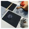 Colorful Mandala Pattern Dish Drying Mat Non-slip 40cm Drain Mat Kitchen Silicone Dish Drainer Tray Sink Drying Mats non-slip mat anti-scalding pot mat household coaster placemat ( Color : Grey ) view 4