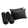 SLIPCOVER ONLY V4 Velvet Indoor Daybed Mattress Pillow Contrast Trim Twin AD350 view 3