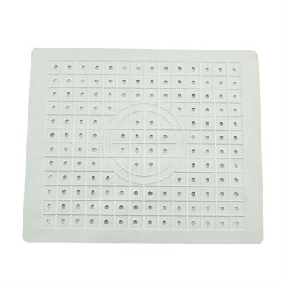 Colorful Mandala Pattern Dish Drying Mat Non-slip Quick Drain Kitchen Table Anti Slip Soft Rubber Sink Mat Drying Dishes Heat Insulation Protector Multifunctional Bathroom Home ( Color : B White )