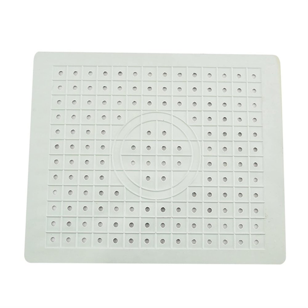 Colorful Mandala Pattern Dish Drying Mat Non-slip Quick Drain Kitchen Table Anti Slip Soft Rubber Sink Mat Drying Dishes Heat Insulation Protector Multifunctional Bathroom Home ( Color : B White )