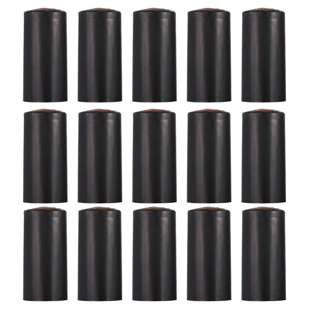 Bottle Caps 100Pcs Plastic Heat Shrink Capsules Wine Shrink Wrap Wine Bottle Capsules Home