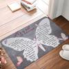 Door Mats Outdoor Doormat Indoor for Entryway,as I Sit in Heaven and Watch You Everyday-Butterfly Welcome Mats for Front Door 16x24inch view 1