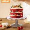 12 Inch Cake Turntable Decorating Stand with Aluminum,Cake Turntable Decorating Kit, Rotating Cake Stand for Cake,Cake Spinner Stand Set Pastries Cake Decorations Cake Turner Table Decorating Tools view 4