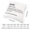 16x16in Mom Definition Word Description Throw Pillow Cushion Mom Noun Definition Sofa Pillow Dictionary Artwork Typography Print Linen Throw Pillow Case with Zippe for Living Room Family Sign view 2