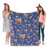 Custom Pet Face/Name Blanket Personalized Cat Photo Face Customized Pet Picture Throw Blankets for Pet Lover Family Birthday - Soft Throw Blanket 60"x80" view 4