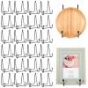 Mixweer 24 Pcs Plate Stands for Display Metal Display Stand Photo Easel Stand Book Holder Picture Stand for Decorative Display Easels Picture Frame Stand Plate Rack (4.3 Inch) view 1