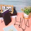 Mixweer 24 Pcs Plate Stands for Display Metal Display Stand Photo Easel Stand Book Holder Picture Stand for Decorative Display Easels Picture Frame Stand Plate Rack (4.3 Inch) view 4