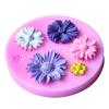 3D Flower Silicone Molds Fondant Craft Cake Candy Chocolate Ice Pastry Baking Tool Mould view 4