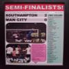 Southampton 2 Man City 0 - 2023 EFL Cup quarter-final - framed print view 1