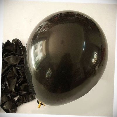 12 Inch 100x Black Pearl Latex Thick Party Balloons 3.2g Helium Floating Hanging Balloon Bright Color for Wedding Decoration Banner Air Balloon