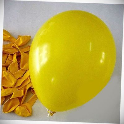 12 Inch 100x Yellow Pearl Latex Thick Party Balloons 3.2g Helium Floating Hanging Balloon Bright Color for Wedding Decoration Banner Air Balloon