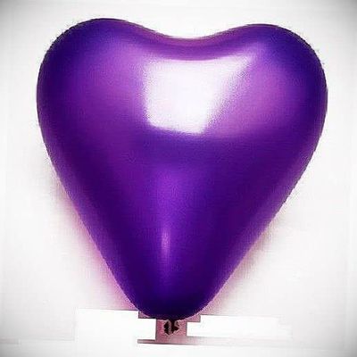12 Inch 100x Dark Purple Heart Latex Thick Party Balloons 3.2g Helium Floating Hanging Balloon Bright Color for Wedding Decoration Banner Air Balloon