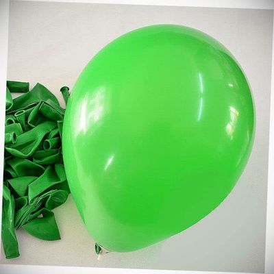 12 Inch 100x Green Pearl Latex Thick Party Balloons 3.2g Helium Floating Hanging Balloon Bright Color for Wedding Decoration Banner Air Balloon