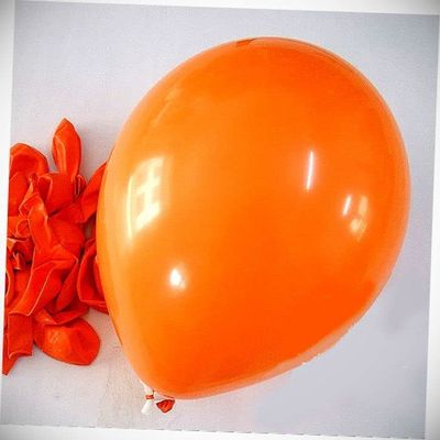 12 Inch 100x Orange Pearl Latex Thick Party Balloons 3.2g Helium Floating Hanging Balloon Bright Color for Wedding Decoration Banner Air Balloon