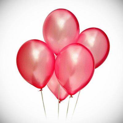 12 Inch Metallic Latex Balloons For Party Decorations, Light Pink Hanging Balloon Bright Color for Wedding Decoration Banner Air Balloon