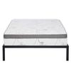 Fast Furnishings Queen Size Steel Metal Platform Bed Frame with Wood Slats view 4